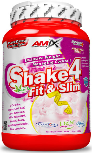 Bevanda proteica in polvere Amix Shake 4 Fit&Slim 500g