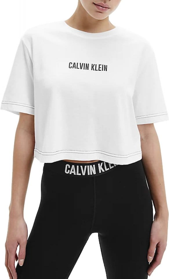 Magliette Calvin Klein Calvin Klein Open Back Cropped T-Shirt