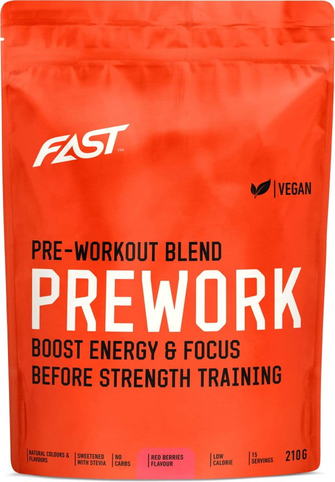 Polvere FAST FAST PRE-WORKOUT 210G RED BERRIES