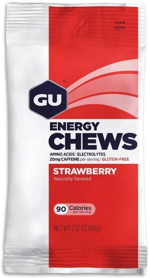 Gel energetici GU Energy Chews 60 g Strawberry
