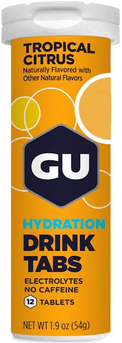 Compresse Energy GU Hydration Drink Tabs 54 g Tropical Citrin