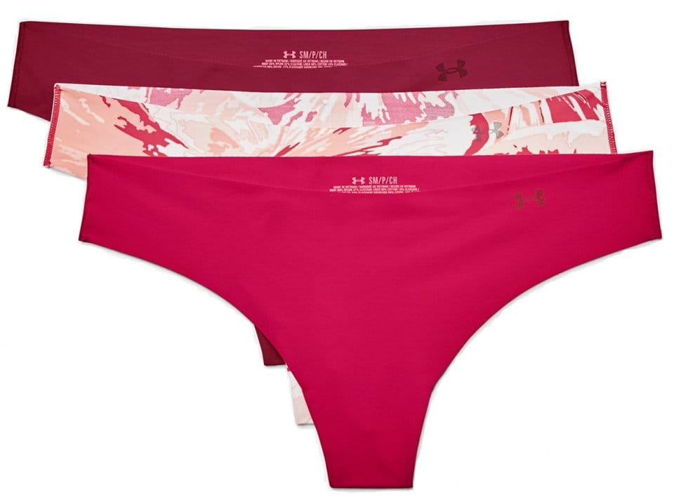 Mutande Under Armour PS Thong 3Pack Print-PNK