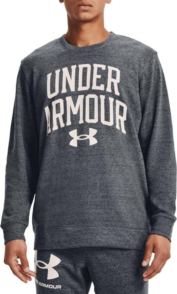 Magliette Under Armour UA RIVAL TERRY CREW-GRY
