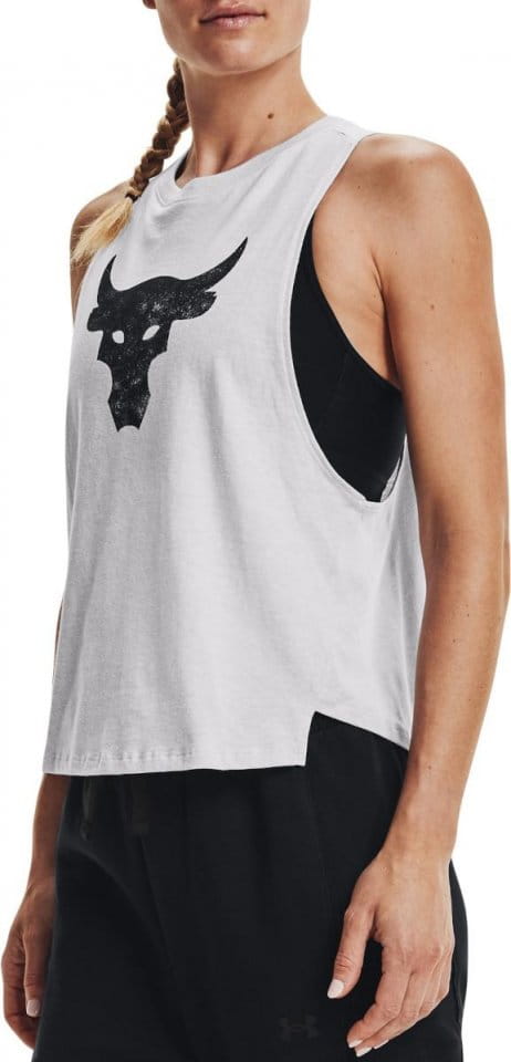 Canotte e Top Under Armour UA Project Rock Bull Tank-GRY