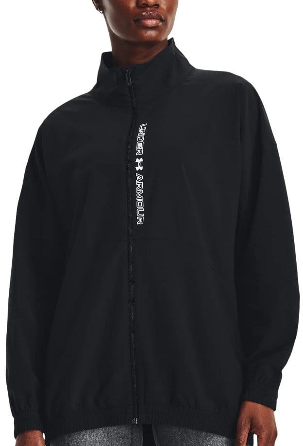 Giacche Under Armour Woven FZ Oversized Jacket-BLK