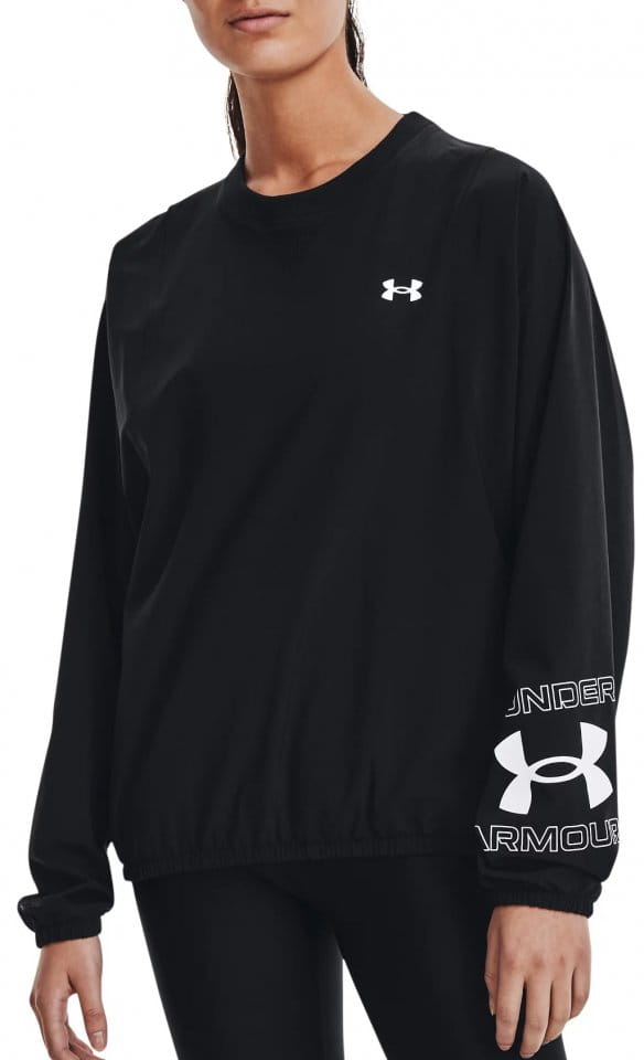 Felpe Under Armour Woven Graphic Crew-BLK