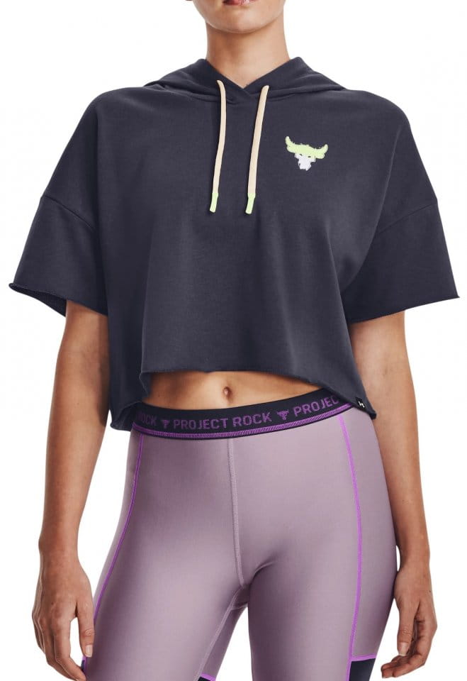 Felpe con cappuccio Under Armour UA Pjt Rck SS Terry Hdy-GRY