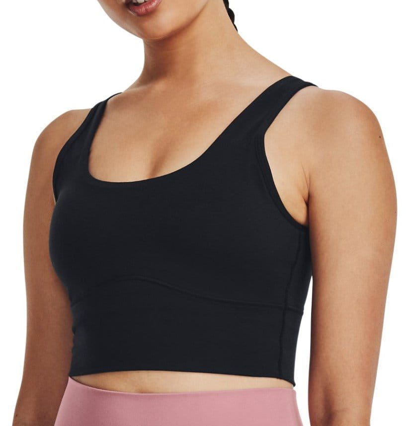 Canotte e Top Under Armour Meridian Fitted Crop Tank-BLK