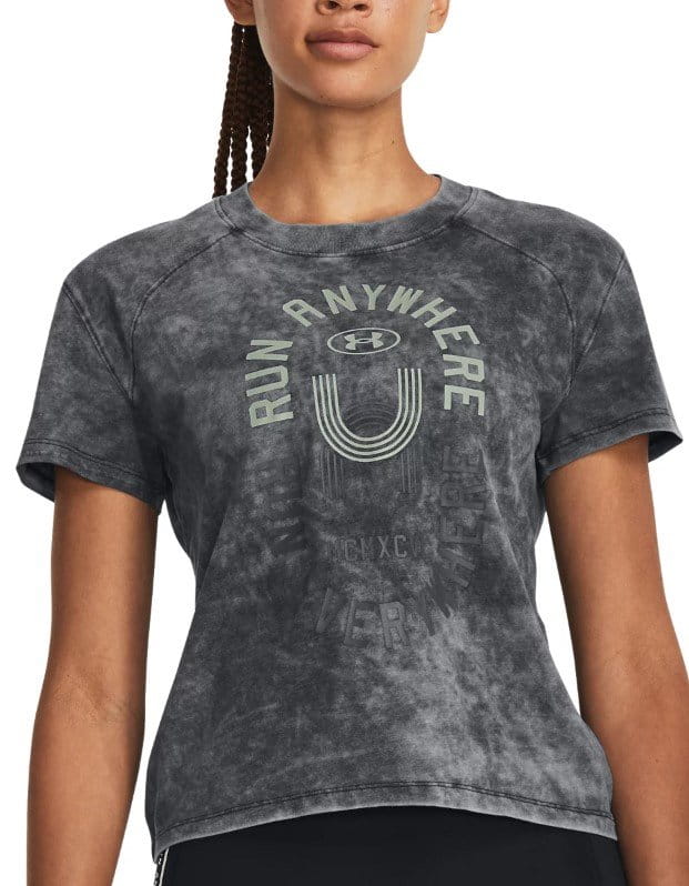 Magliette Under Armour UA Run Everywhere Graphic SS-BLK