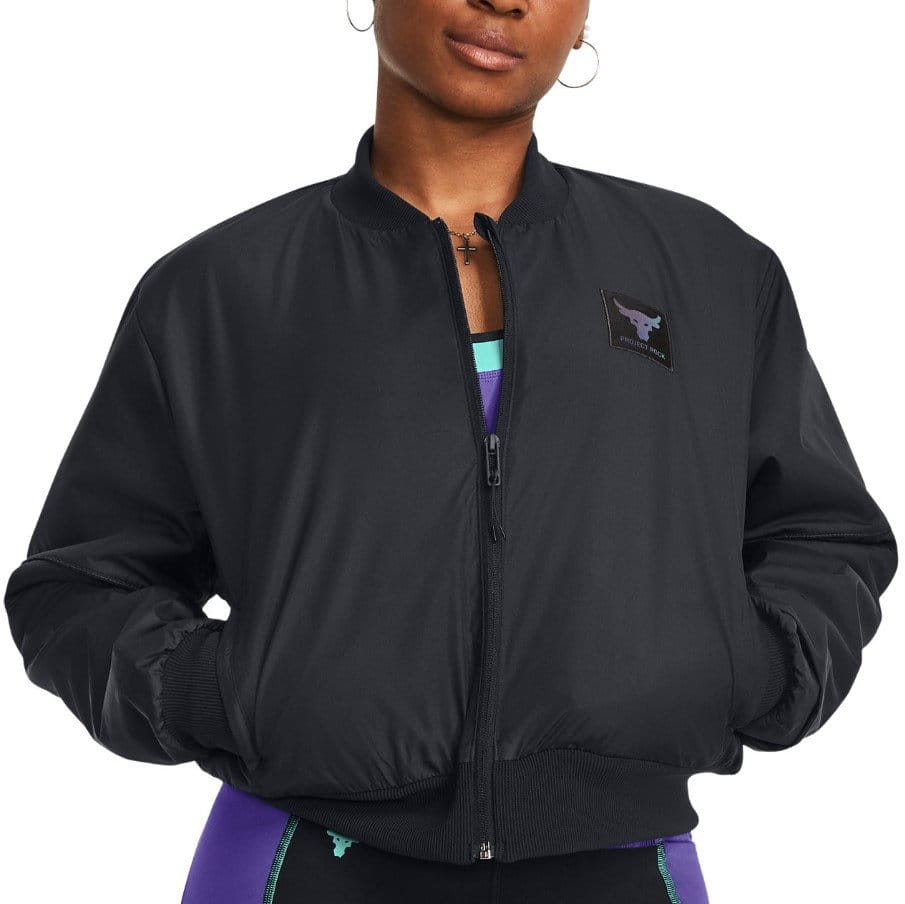 Giacche Under Armour Pjt Rck W s Bomber Jacket-BLK