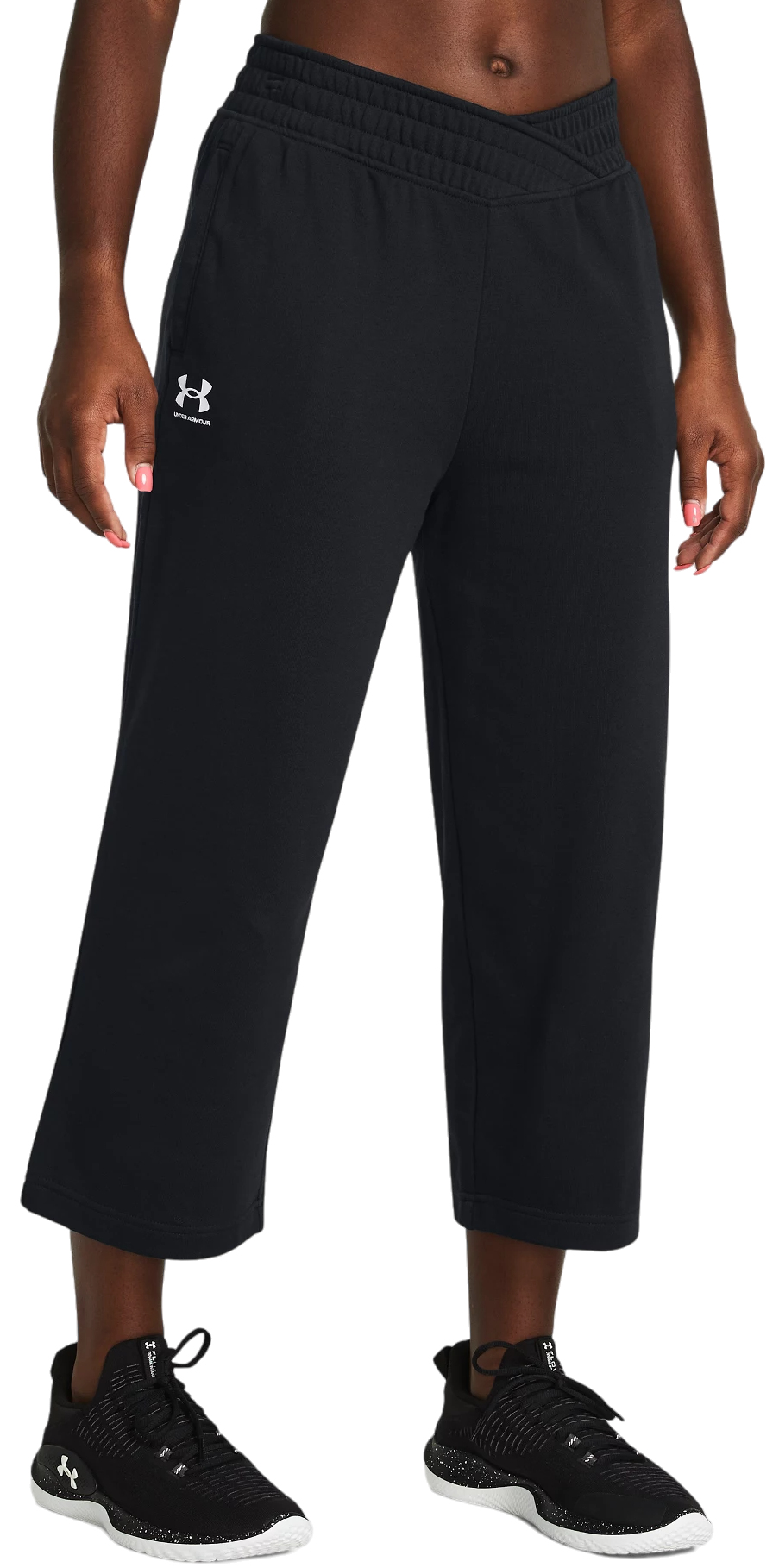 Pantaloni Under Armour Rival Terry Crop Wide