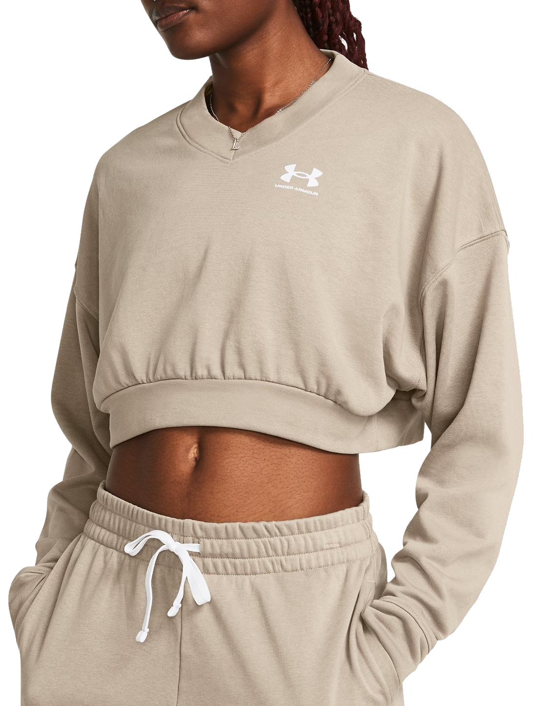 Felpe Under Armour Rival Terry Oversized Crop Crew