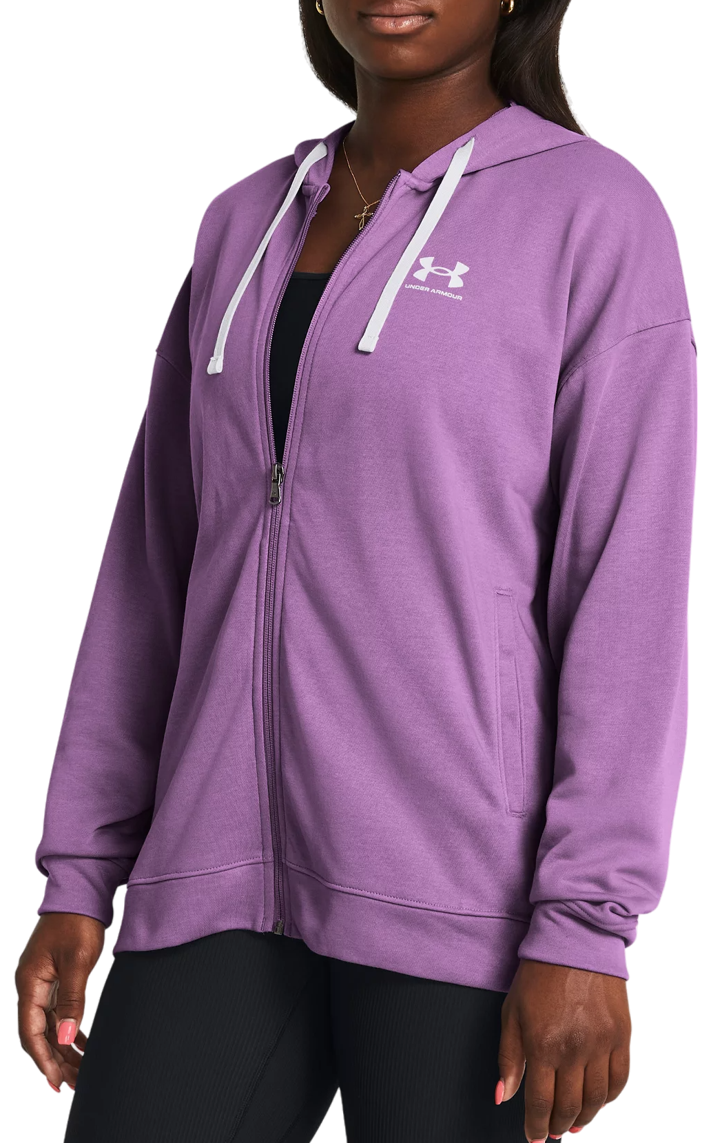 Felpe con cappuccio Under Armour Rival Terry Oversized Full-Zip Hoodie
