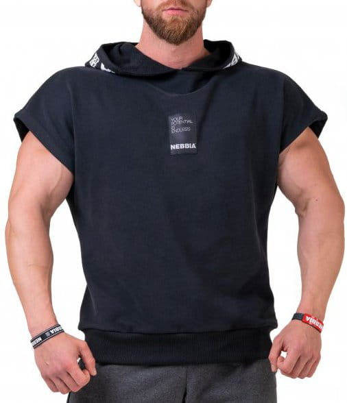 Magliette Nebbia NO LIMITS Rag top with a hoodie