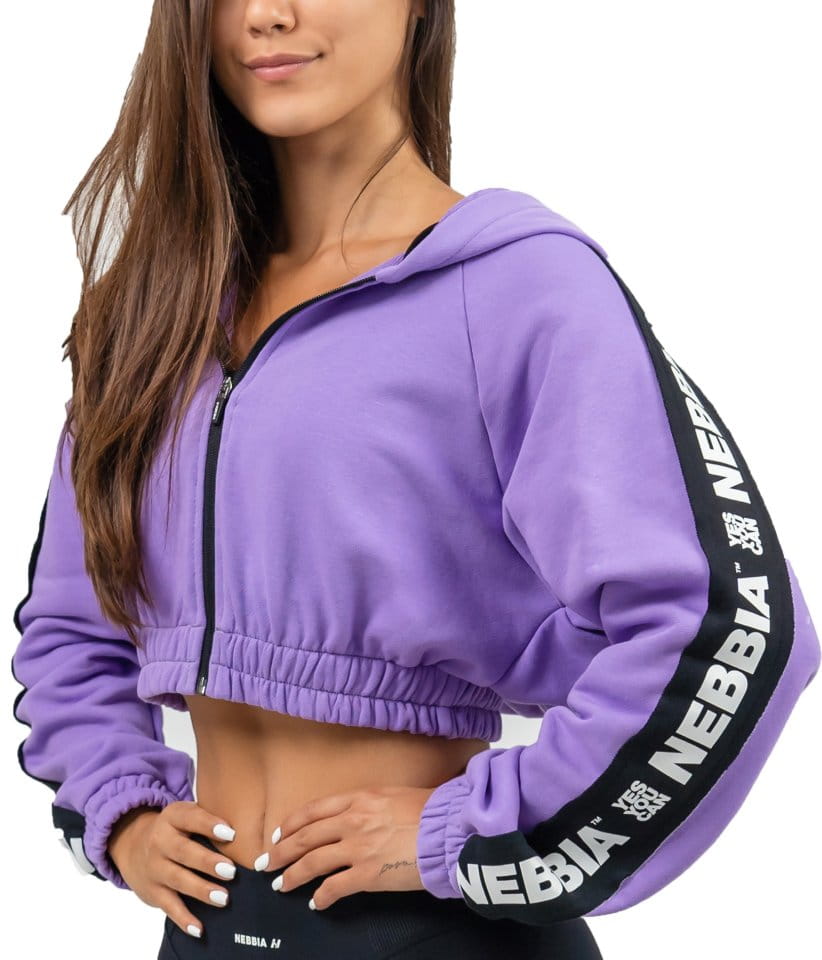 Felpe con cappuccio Nebbia Cropped Zip-Up Hoodie ICONIC