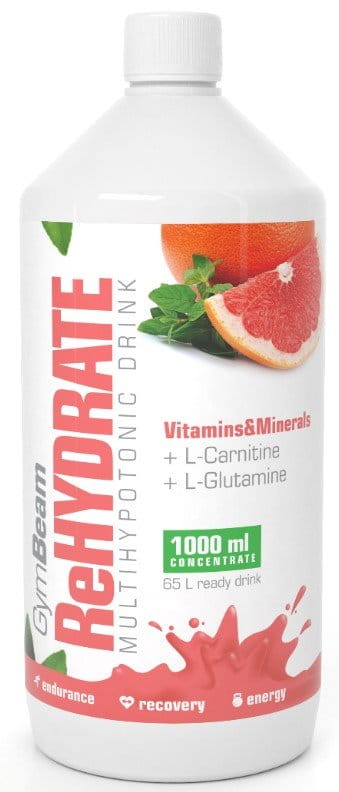 Bevande ioniche GymBeam Iont drink ReHydrate - pink grapefruit