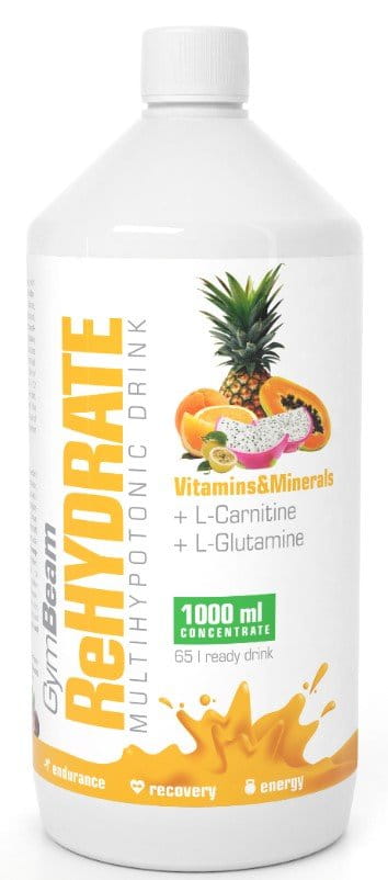 Bevande ioniche GymBeam Iont drink ReHydrate - tropical
