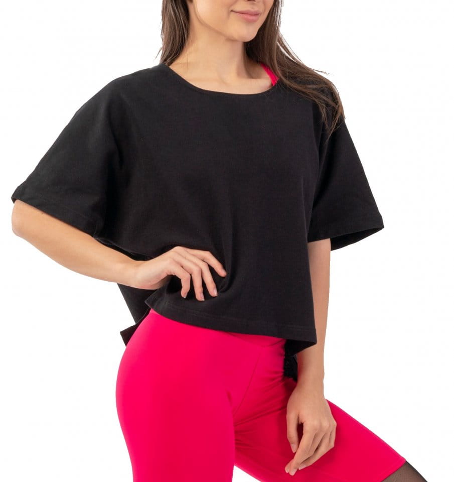 Magliette Nebbia Organic Cotton Loose Fit “The Minimalist” Crop Top