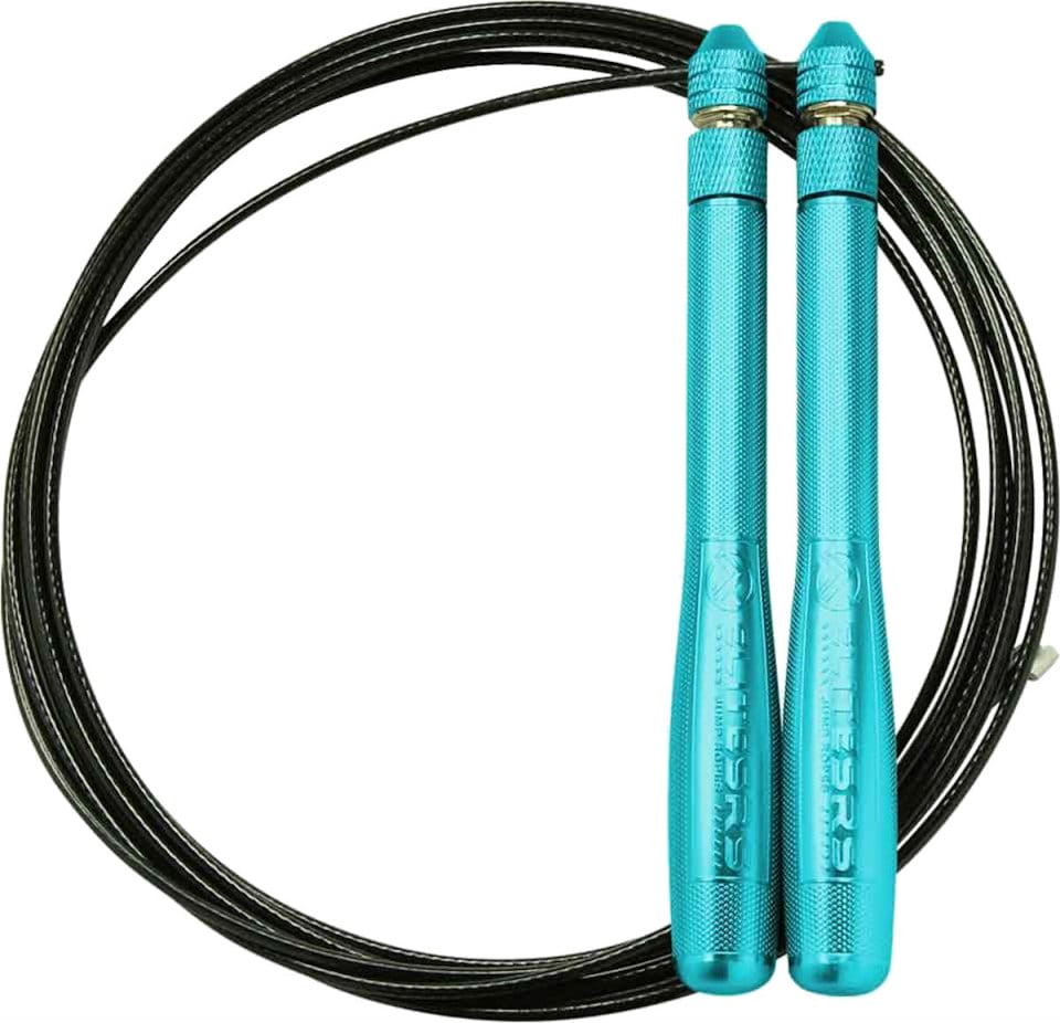 Corda per saltare ELITE SRS Bullet Comp Blue Handles - Black Cable