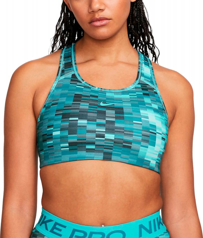 Top e Reggiseni Nike Swoosh Women Medium-Support 1-Piece Pad Allover Print Bra