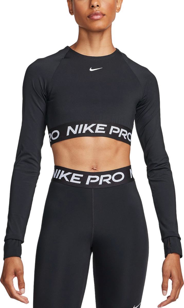 Magliette a maniche lunghe Nike PRO DF 365 CROP LS