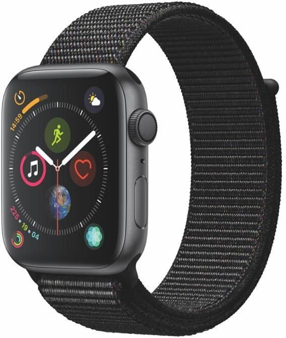 Orologi Apple Watch Series 4 GPS, 44mm Space Grey Aluminium Case with Black Sport Loop