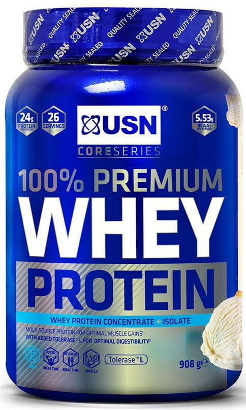 Polveri proteiche USN 100% Whey Protein Premium vanila 2.28kg